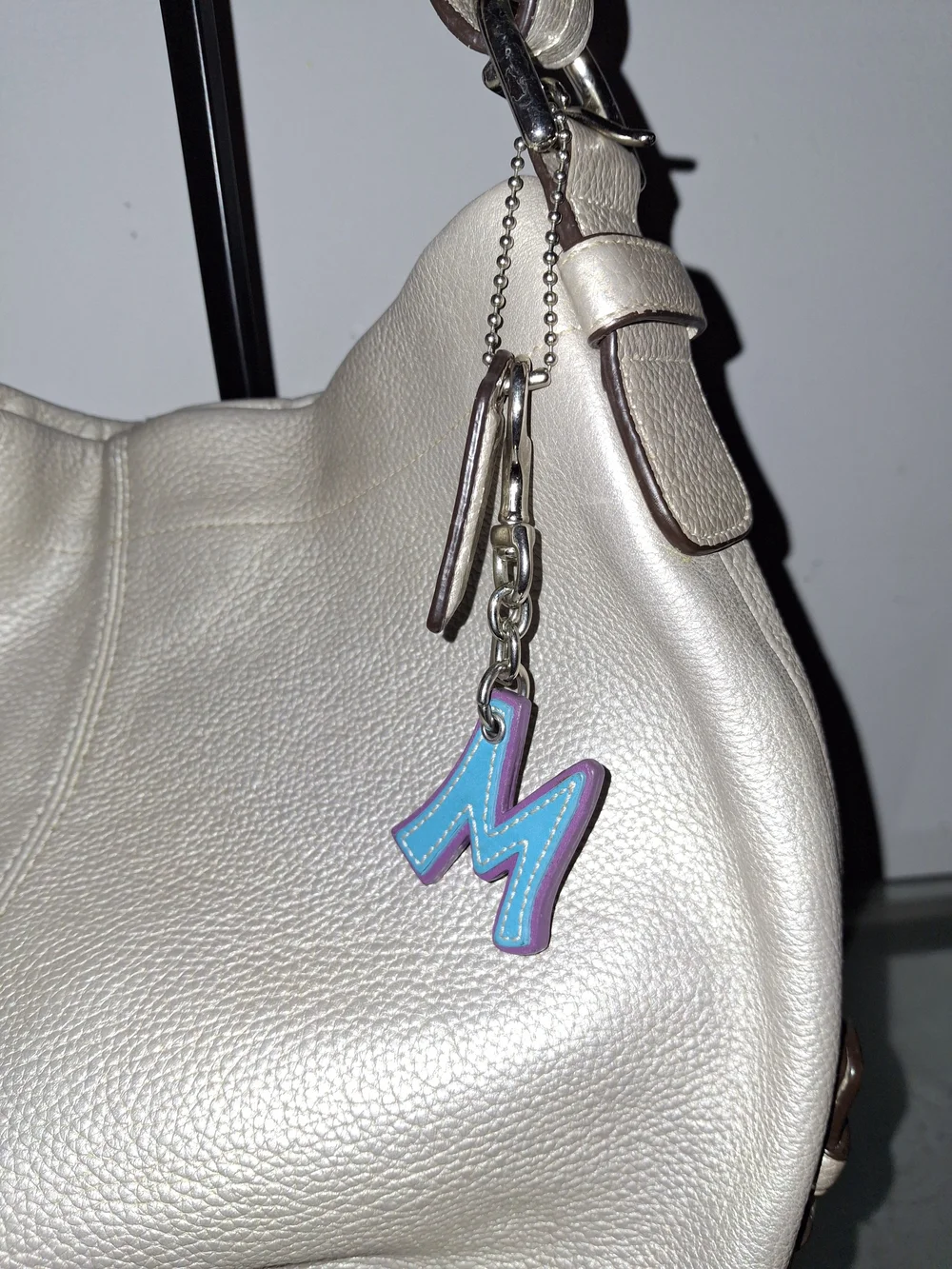 Vintage Coach Letter Bag Charm/Key Chain